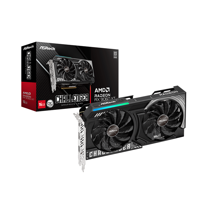 کارت گرافیک ازراک AMD Radeon™ RX 9060 XT Challenger 16GB OC